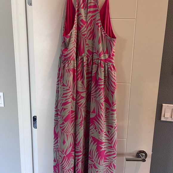 Beautiful Gibson Pink/Mint Maxi Dress - Picture 3 of 8